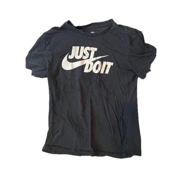 Nike Tee Black Just Do It T-Shirt Mens M - Picture 1 of 3